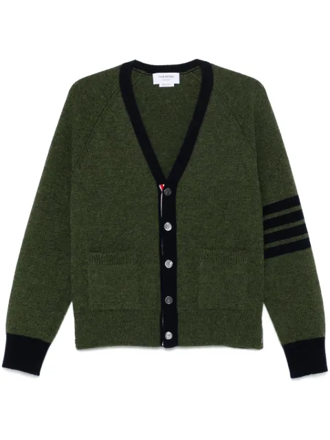 Thom Browne 4 Bar Stripe shetland wool cardigan