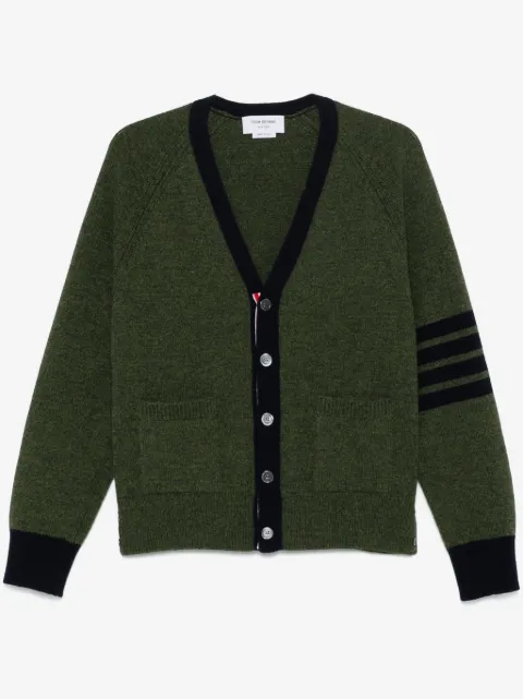 Thom Browne 4-Bar V-neck wool cardigan