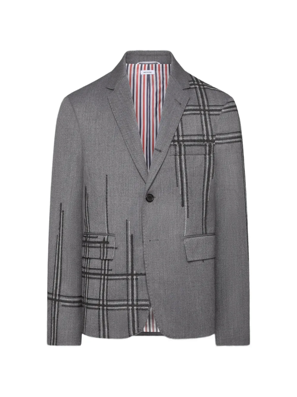 Thom Browne Blazer destrutturato - Grigio