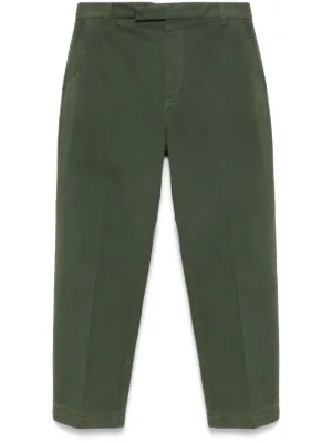 Drôle De Monsieur Le Pantalon Cargo Laine Trousers | Green | FARFETCH