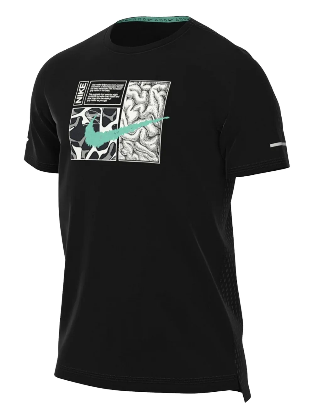 Dri-FIT Miler D.Y.E. "Black/Light Menta" T-shirt