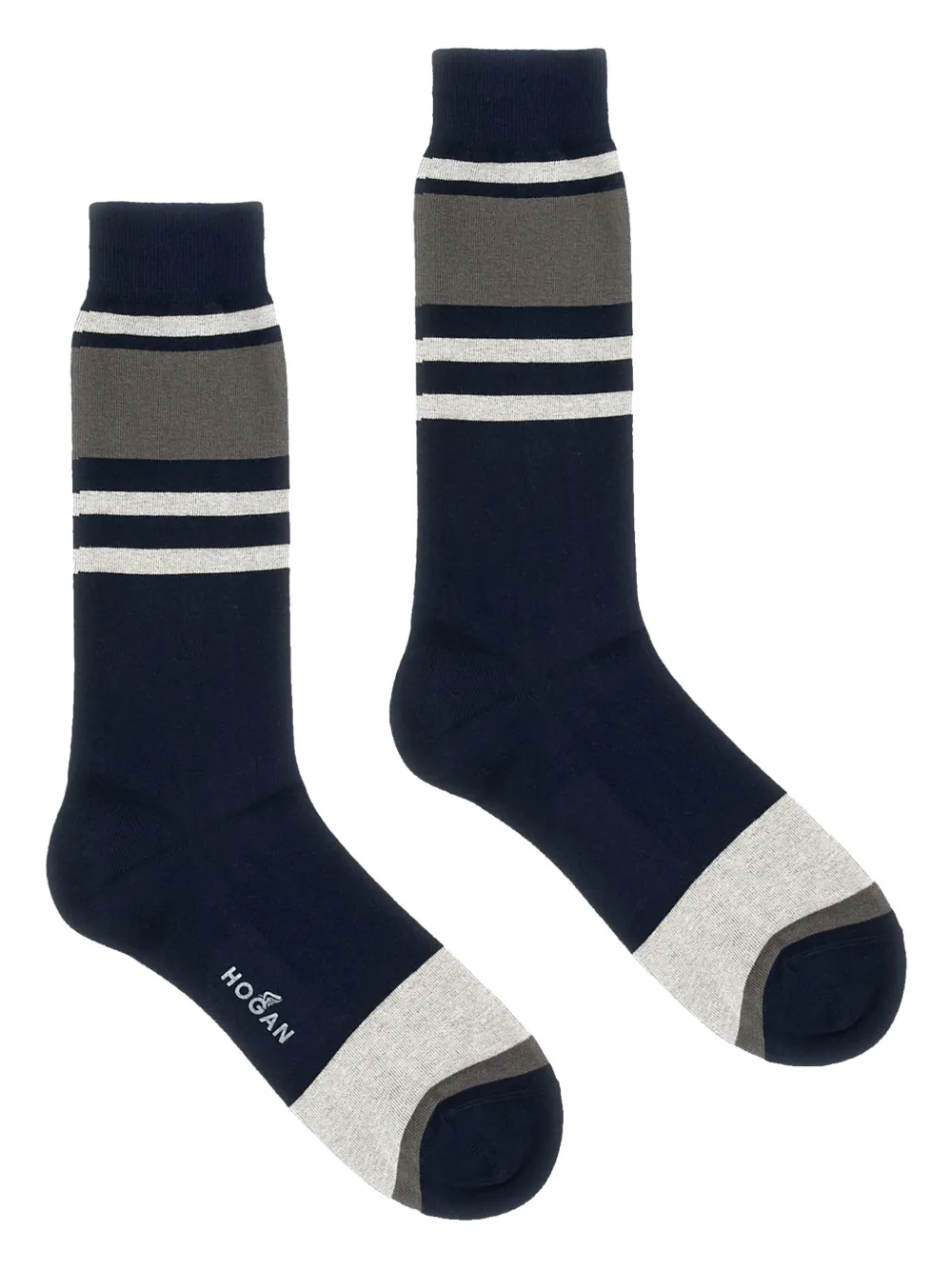 Hogan Gestreepte sokken Blauw