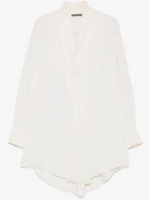 Alexander McQueen blusa de seda