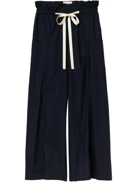 Plan C drawstring straight-leg trousers