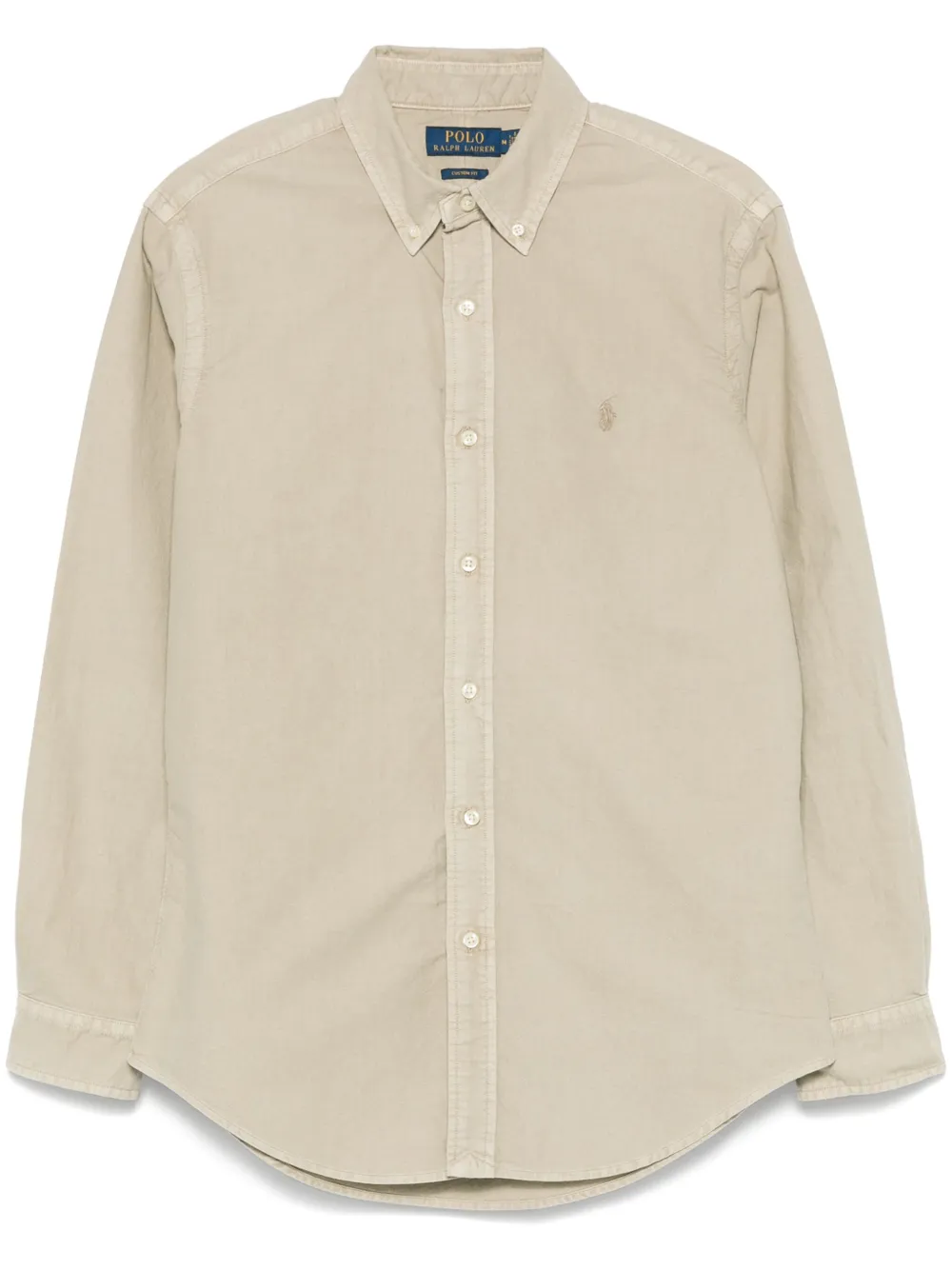 Polo Ralph Lauren Overhemd met geborduurd logo Beige