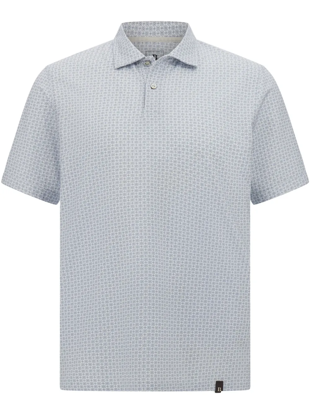 Boggi Milano cotton-blend polo shirt | Blue | Image 1