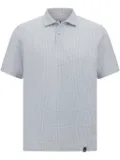 Boggi Milano cotton-blend polo shirt - Blue