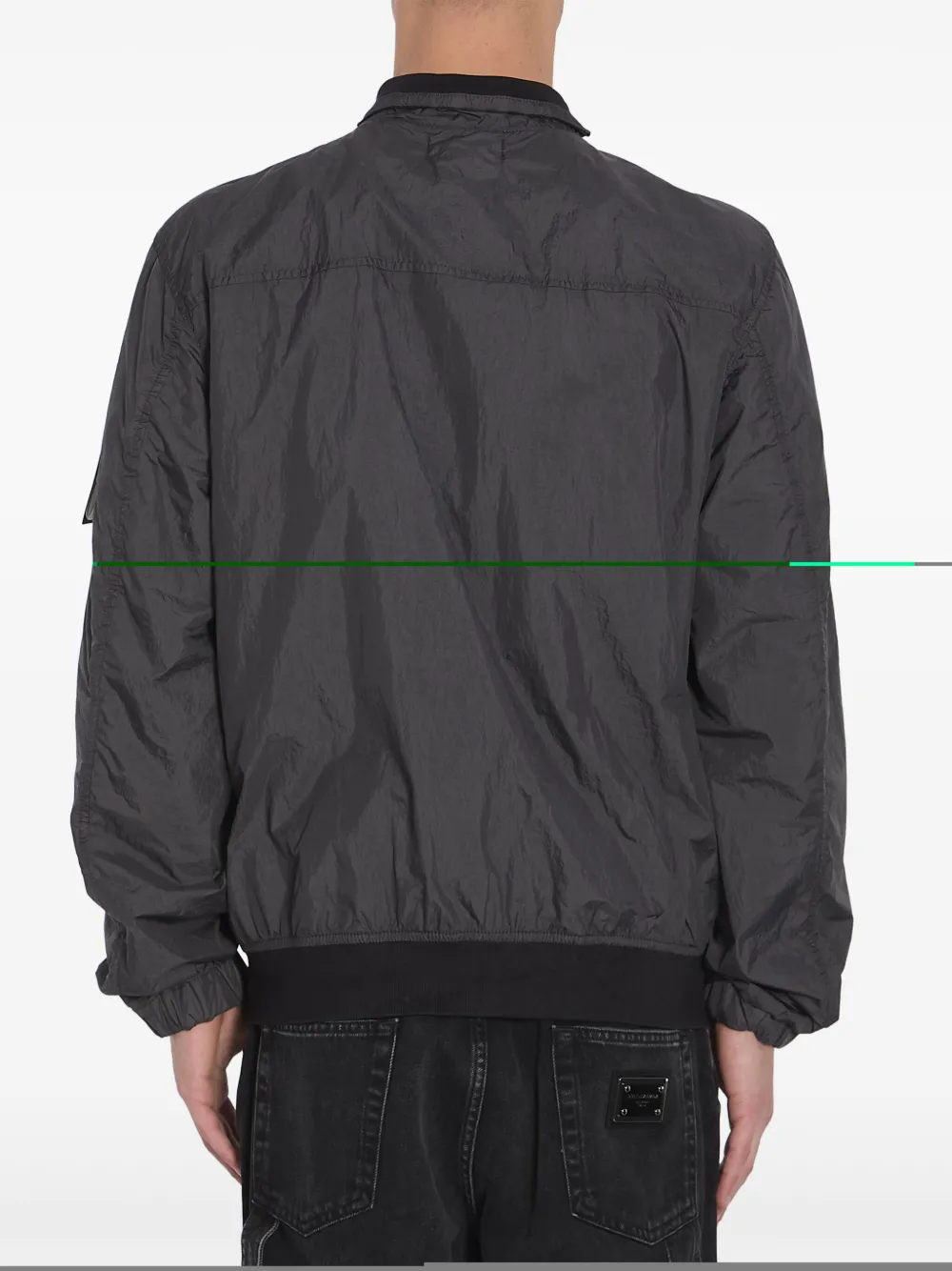 Stone Island Bomberjack met Compass-logopatch Grijs