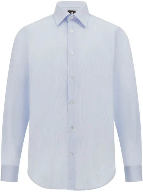 Chemise en coton à rayures - Boggi Milano - Modalova