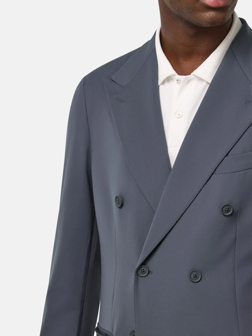 Boggi Milano Stretch blazer Grijs