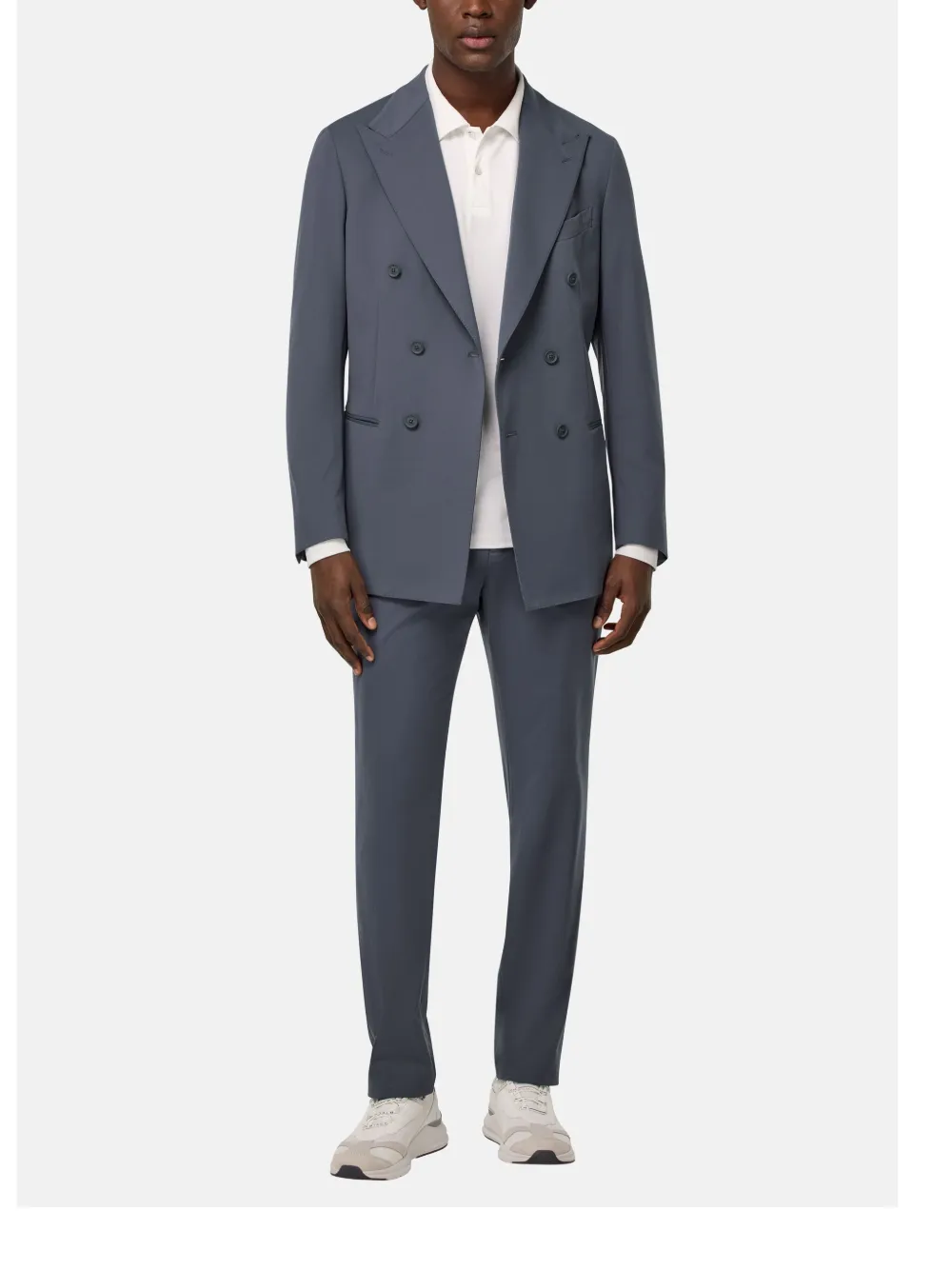 Boggi Milano stretch blazer - Grijs