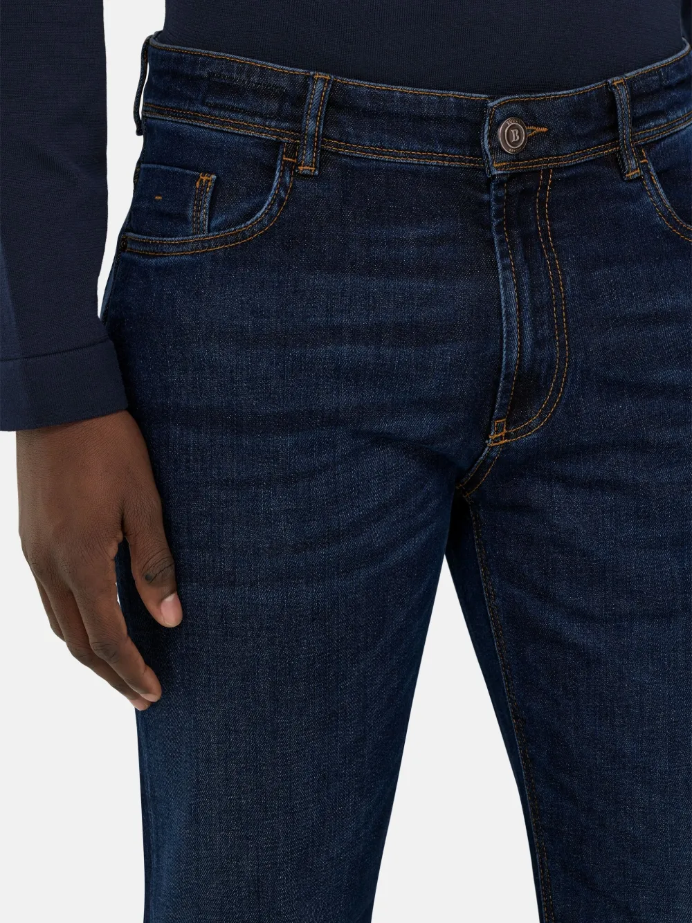 Boggi Milano Stretch jeans Blauw