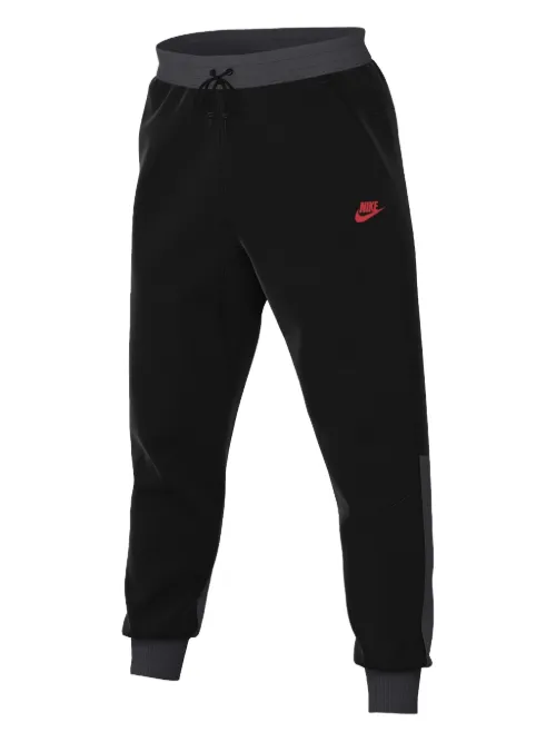 Pantalon de jogging Tech Fleece 'Black/Dark Smoke Grey/Light Crimson' - Nike - Modalova