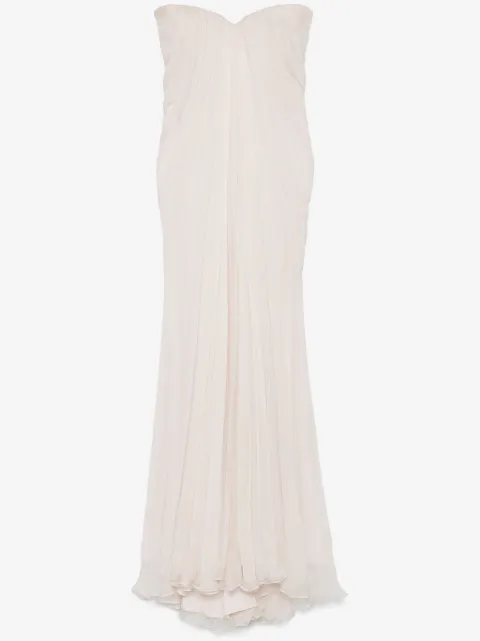 Alexander McQueen draped maxi dress