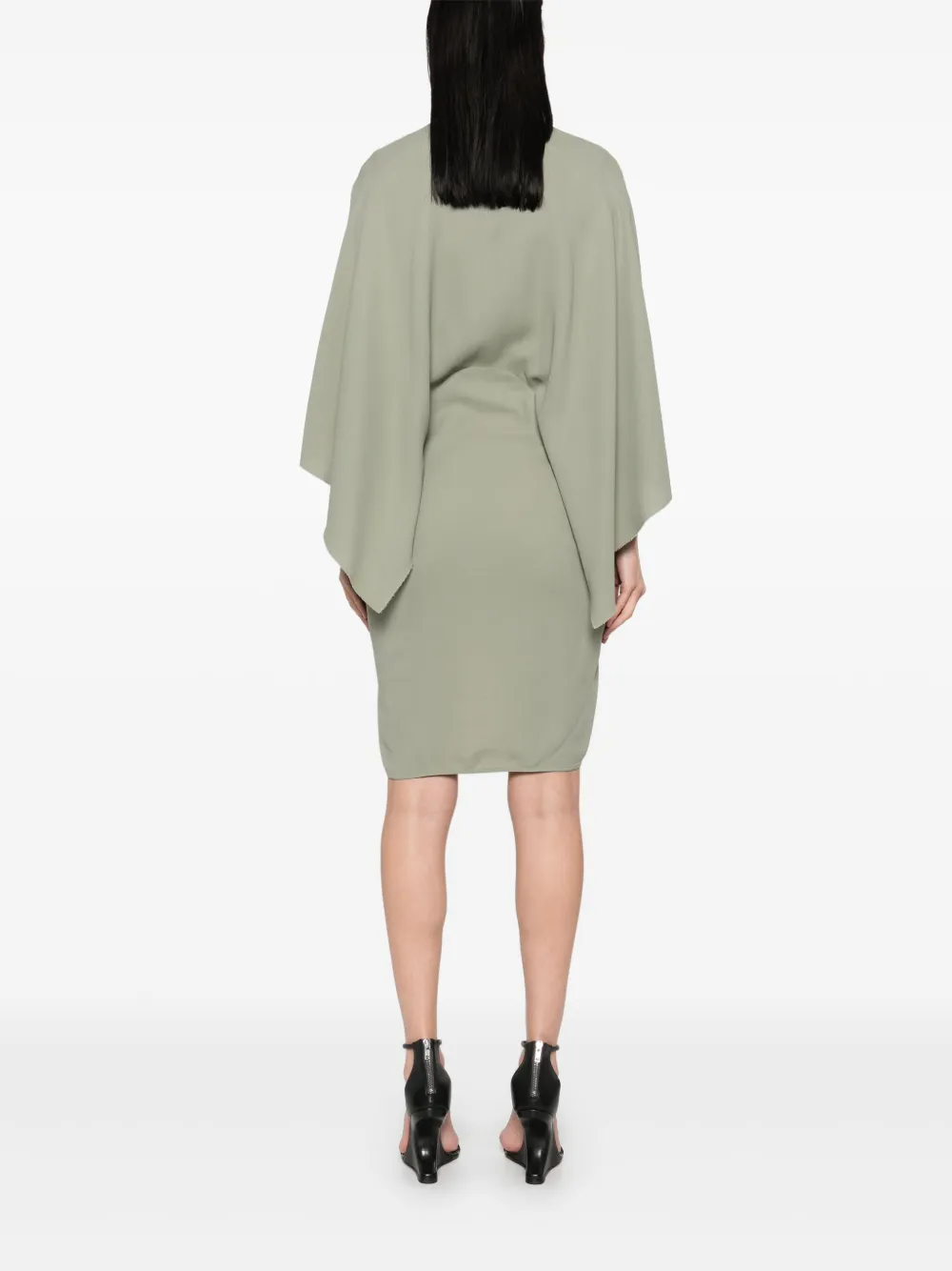 Rick Owens Half Moon mini-jurk Groen