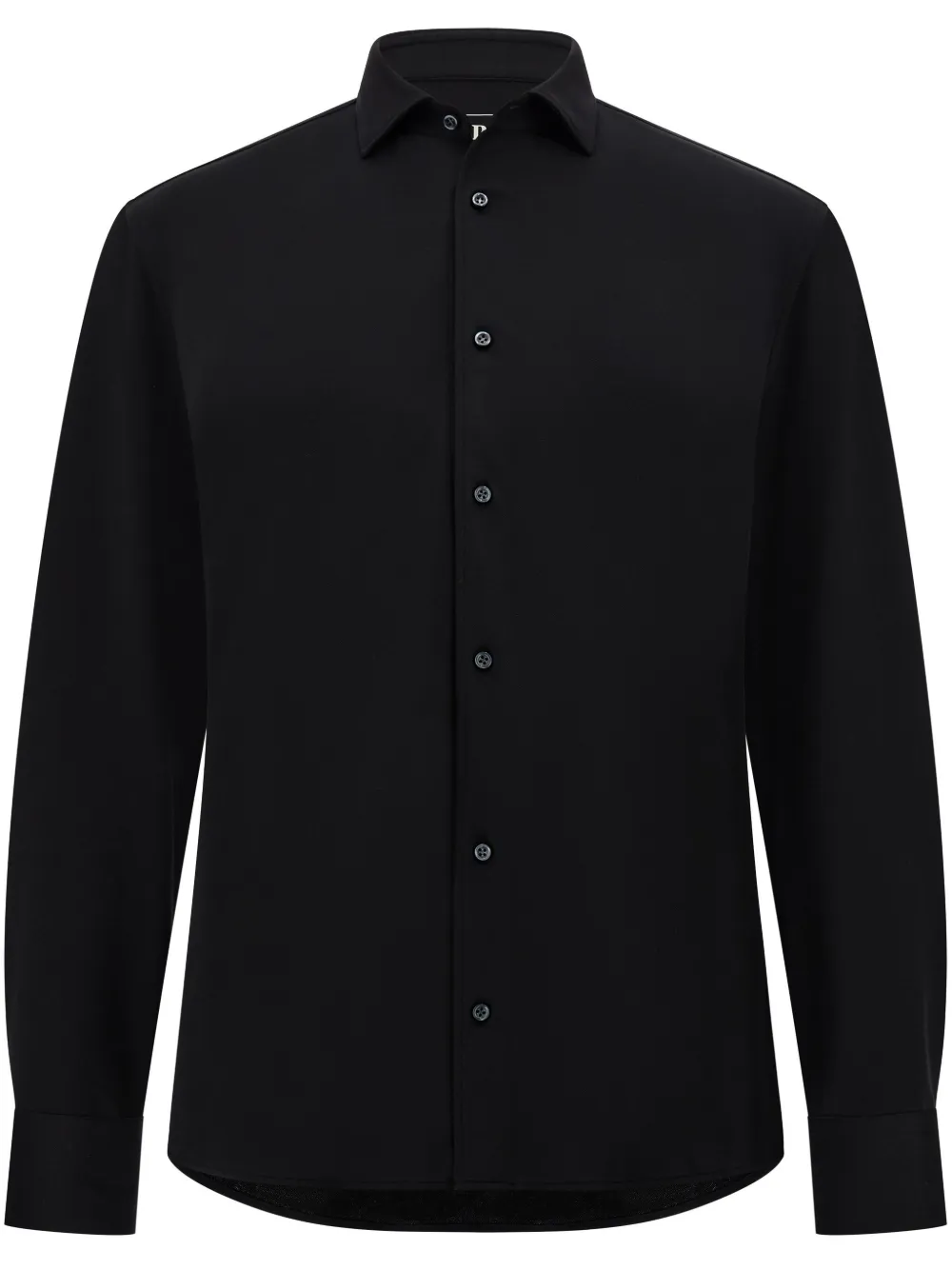 Boggi Milano poplin shirt | Black | Image 1