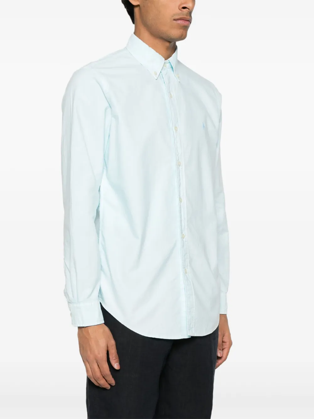 Polo Ralph Lauren Overhemd met geborduurd logo Blauw