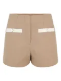 Veronica Beard Gershwin tailored shorts - Neutrals