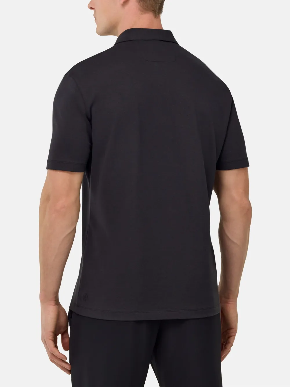 Boggi Milano S.Cafè High-Performance poloshirt Zwart