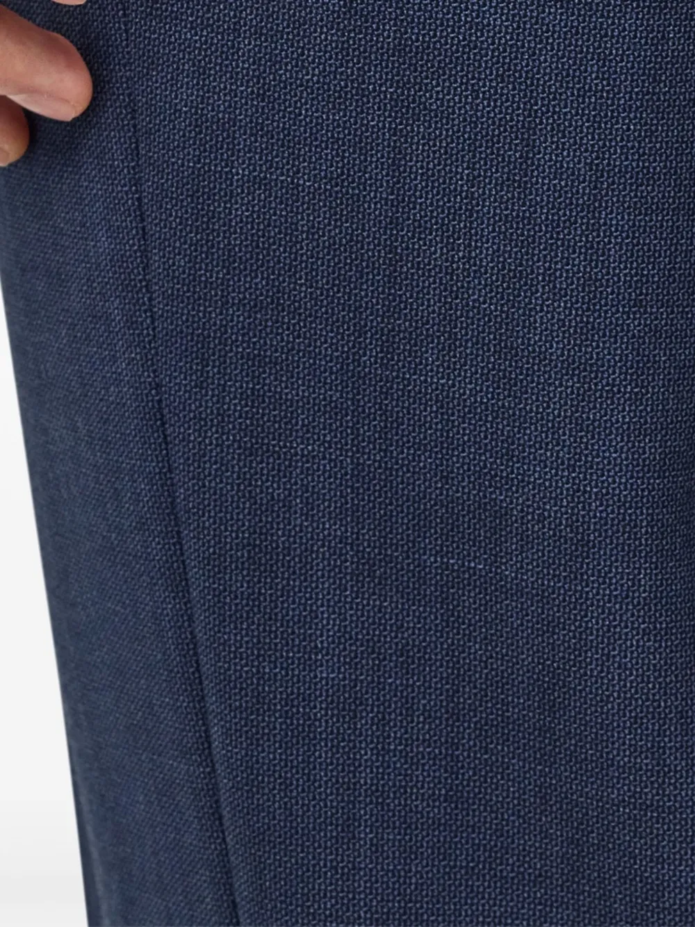 Boggi Milano Wollen pak met patroon Blauw