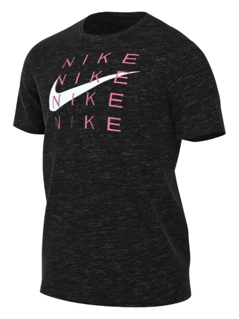 Nike playera Dri-FIT Slub "Black/Smoke Grey"