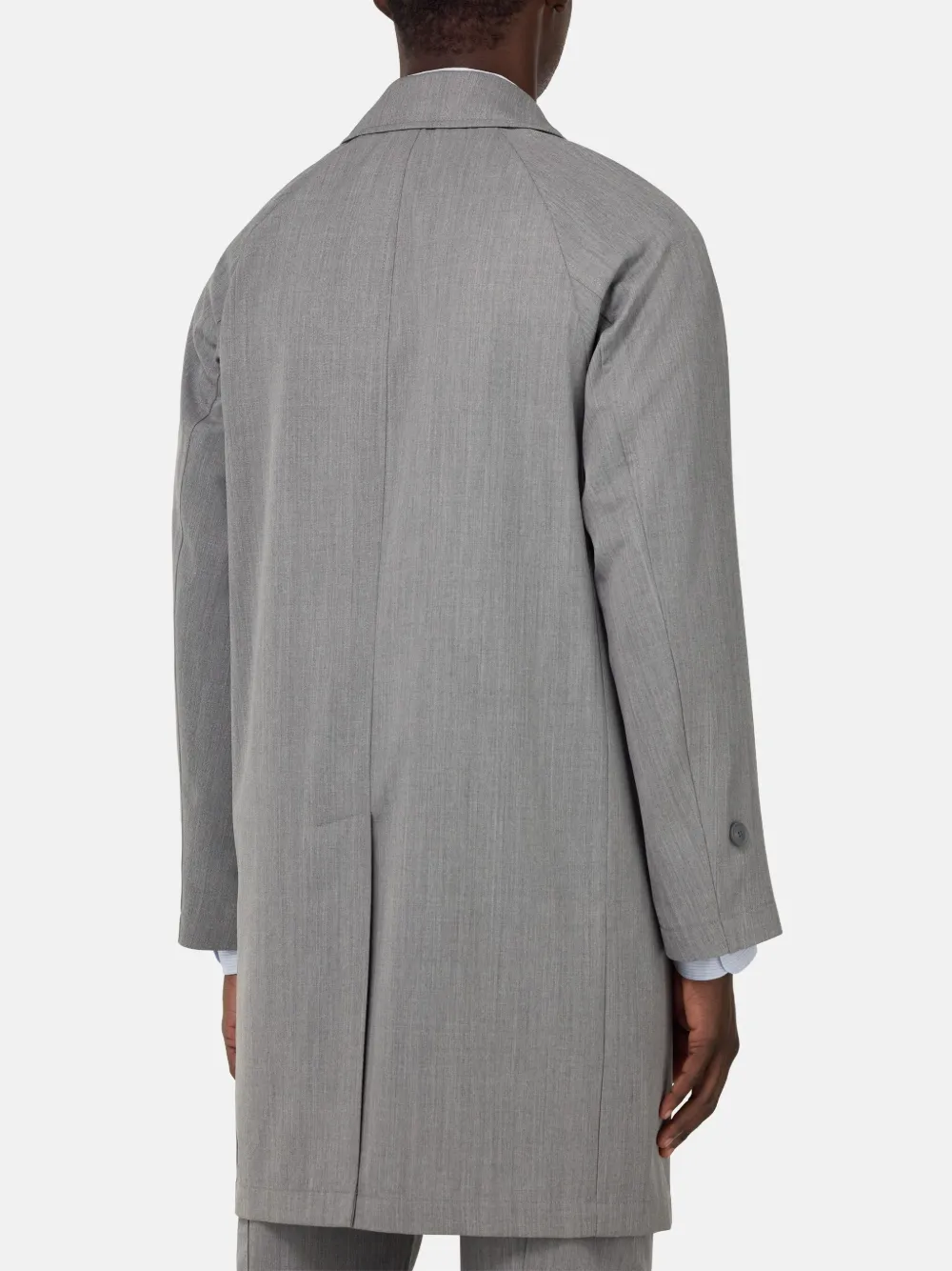 Boggi Milano Trenchcoat met ceintuur Grijs