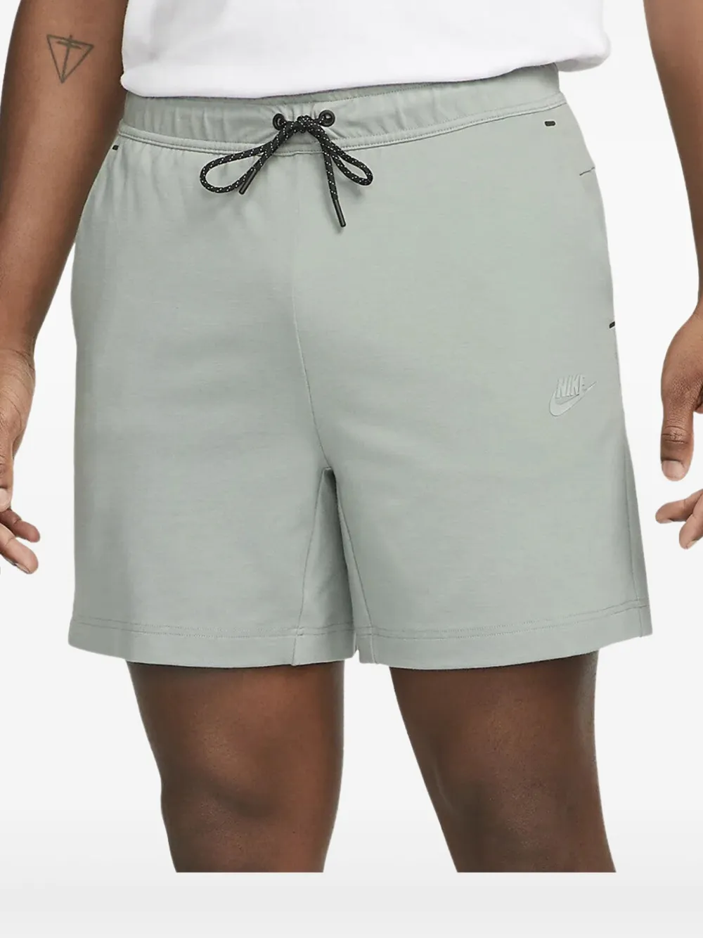 Nike Tech Fleece "mica Green/mica Green" Shorts In Green