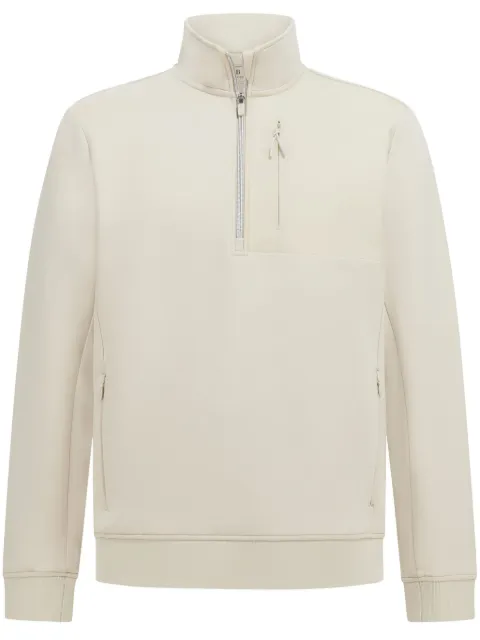 Boggi Milano sudadera estilo traje de buzo con medio cierre