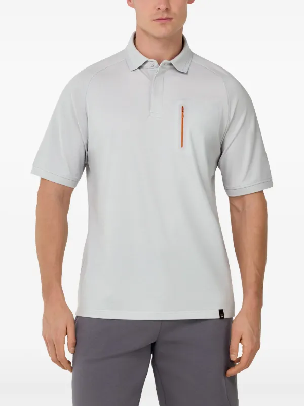Boggi Milano Cool Jade-Fresh Polo Shirt Grey FARFETCH UZ