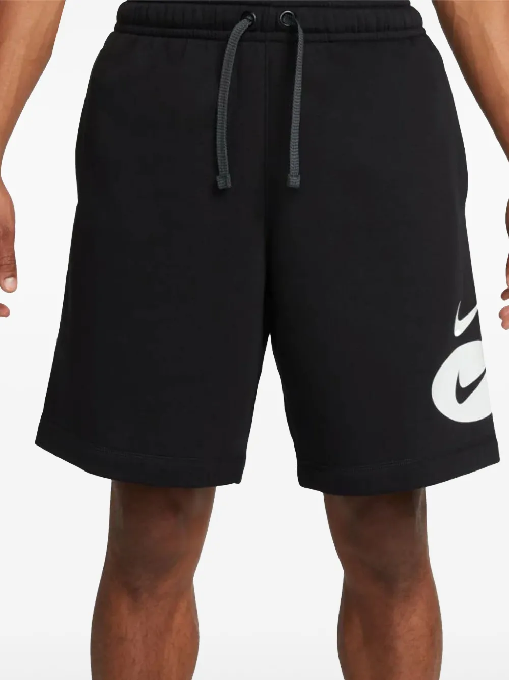 Sportswear Swoosh League "Black/White" fleece shorts