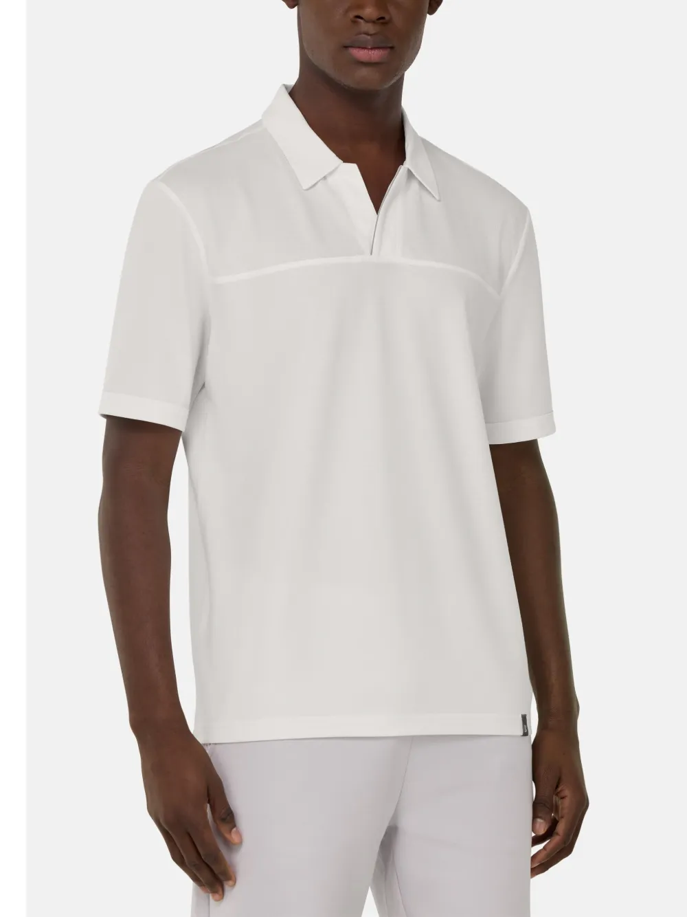 Boggi Milano Piqué poloshirt Wit