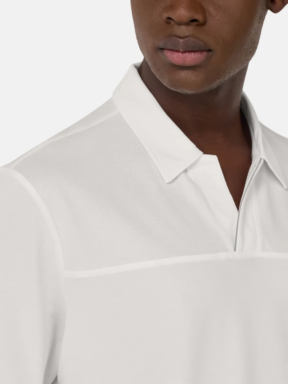 Boggi Milano Piqué poloshirt Wit
