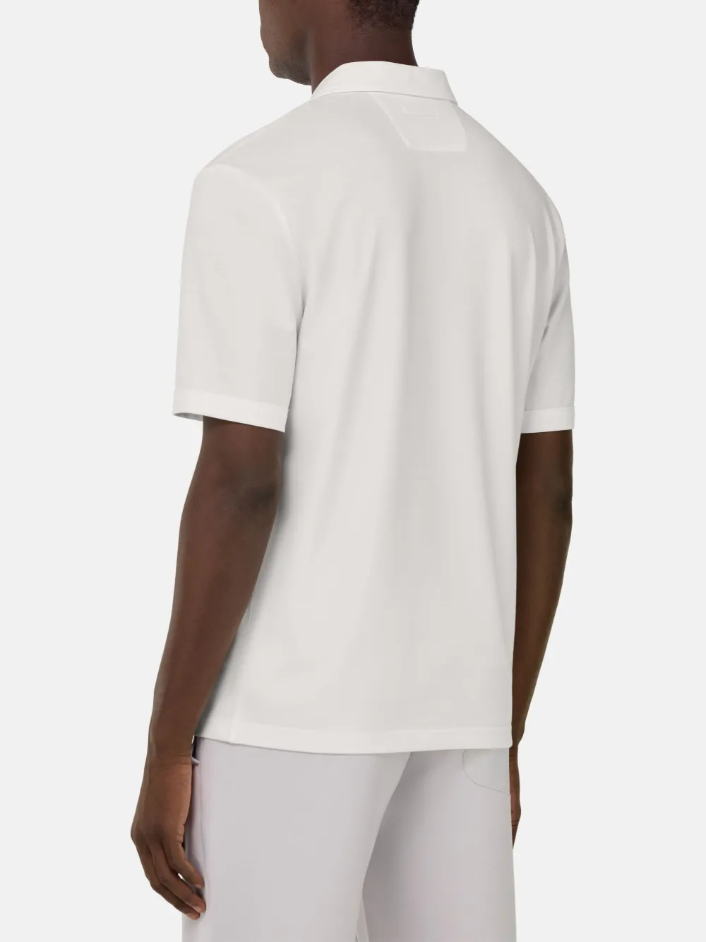 Boggi Milano Piqué poloshirt Wit