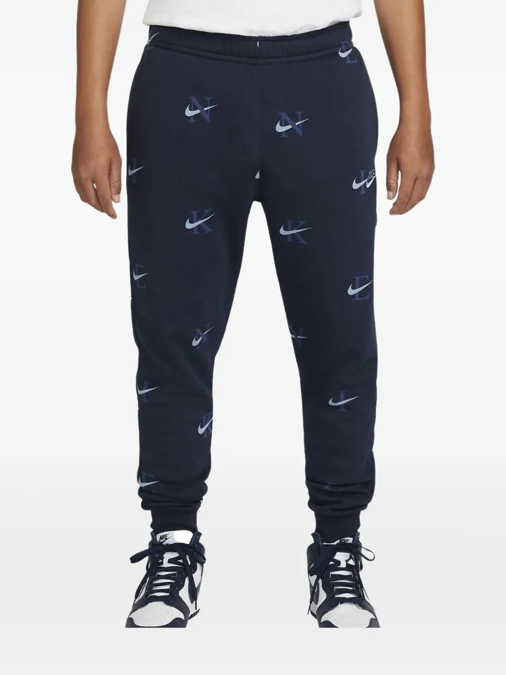 Nike Sportswear Club BB Aop "Midnight" track pants - Blu