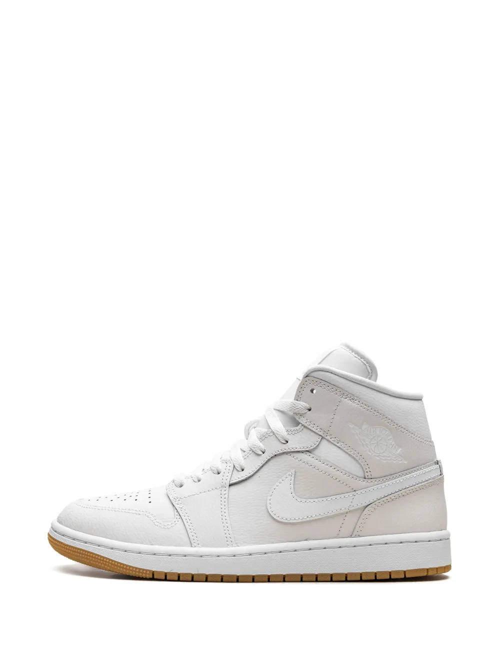 Jordan 1 Mid "Phantom Gum Light Brown White" sneakers