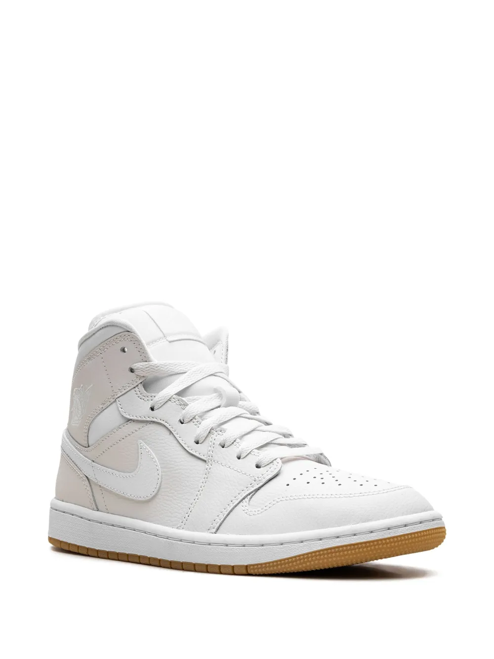 Jordan Jordan 1 Mid "Phantom/Gum Light Brown/White" sneakers - Wit