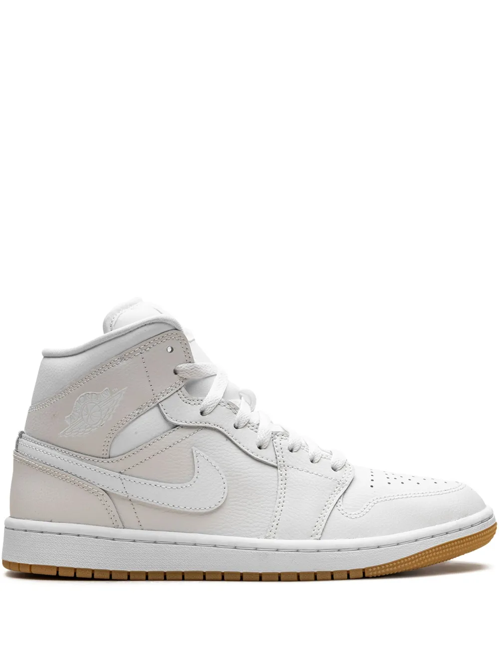 Jordan 1 Mid "Phantom Gum Light Brown White" sneakers