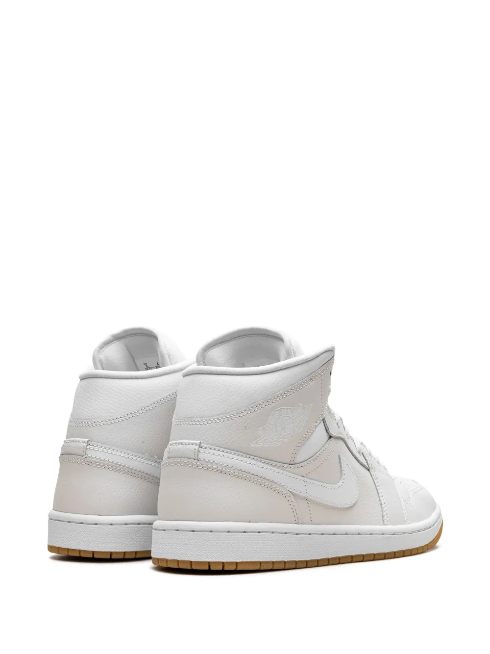 Jordan 1 Mid "Phantom Gum Light Brown White" sneakers