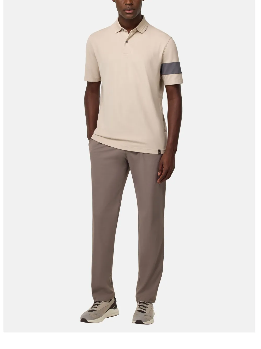 Boggi Milano piqué polo shirt - Beige