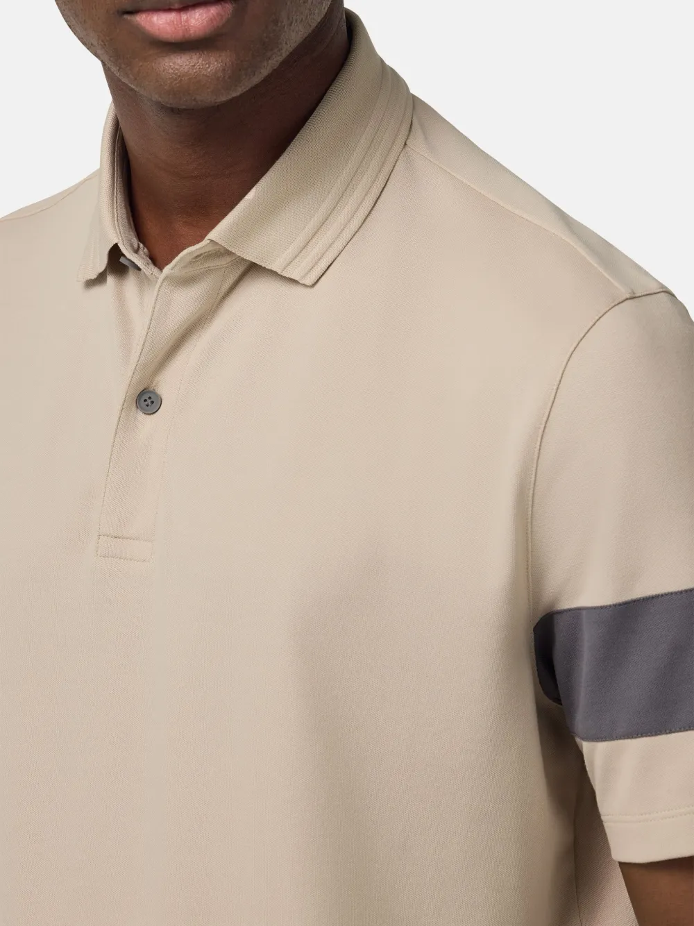 Boggi Milano Piqué poloshirt Beige