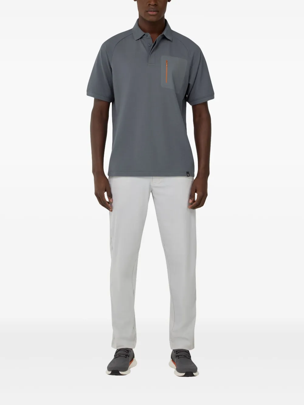 Boggi Milano Jade-Fresh poloshirt - Grijs