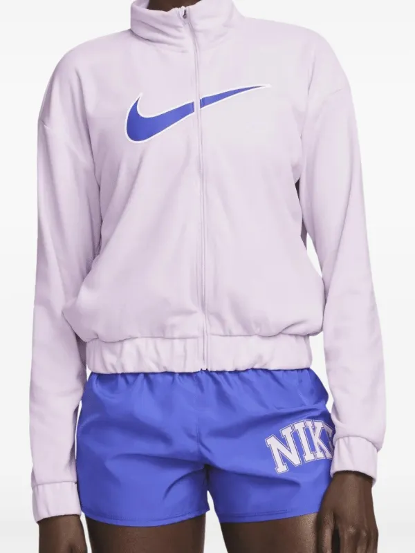 purple and white nike windbreaker