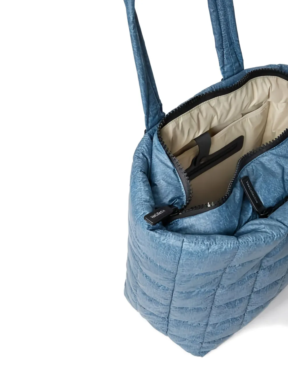 VeeCollective Gewatteerde shopper Blauw