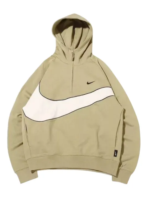 Nike hoodie Swoosh "Green/Black" de tela polar