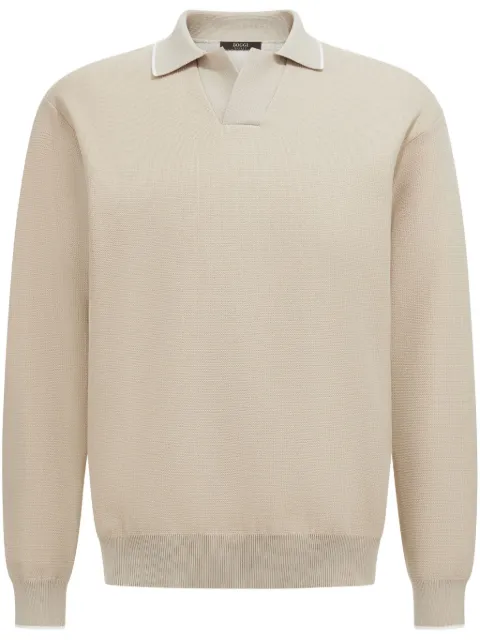 Boggi Milano knitted polo shirt