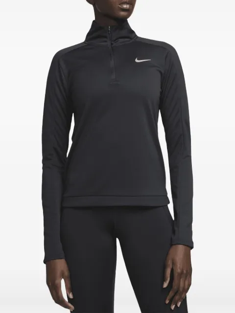 Nike Dri-FIT Pacer HZ "Black/Reflective Silver" top