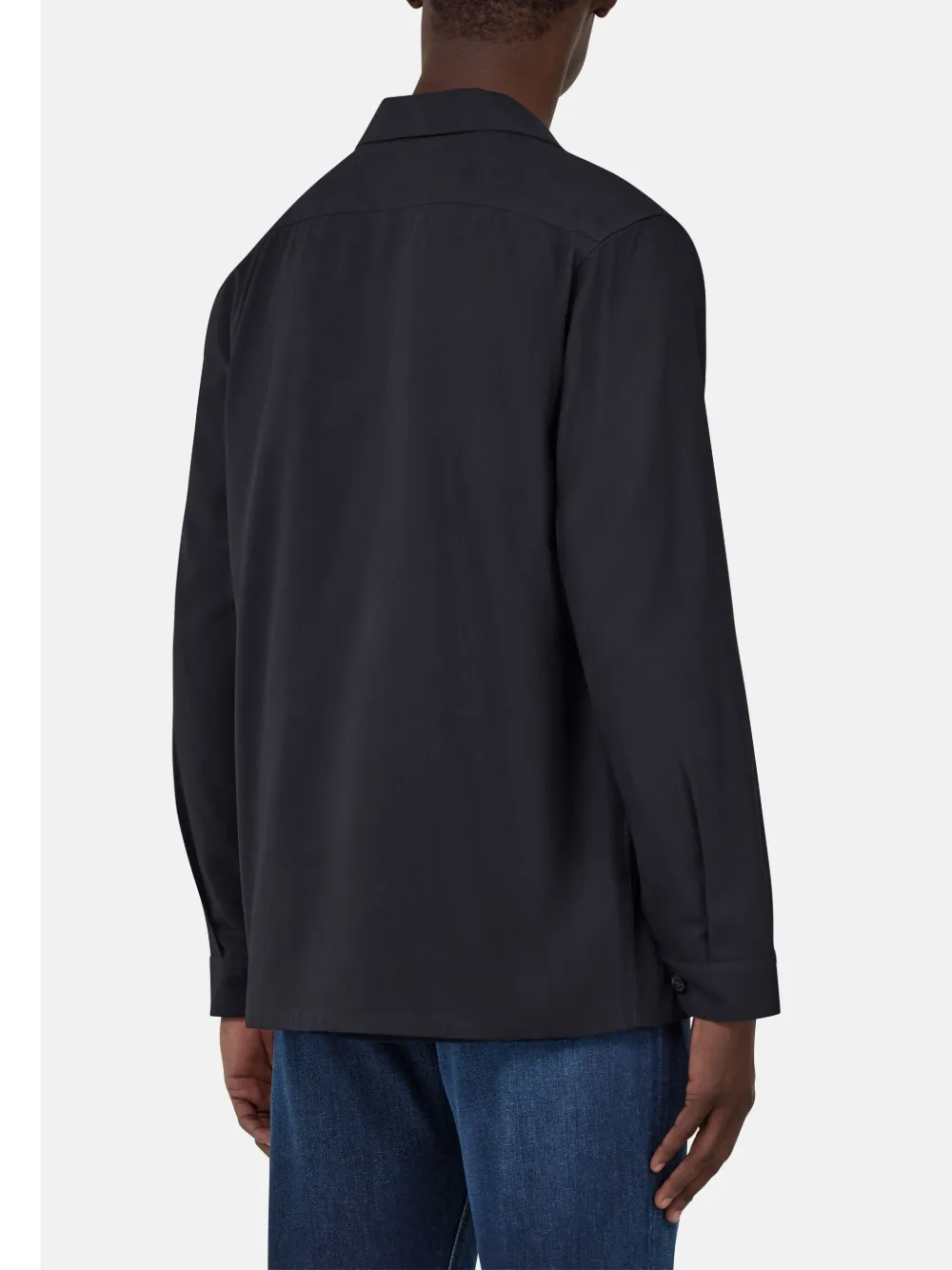 Boggi Milano Katoenen shirtjack Blauw
