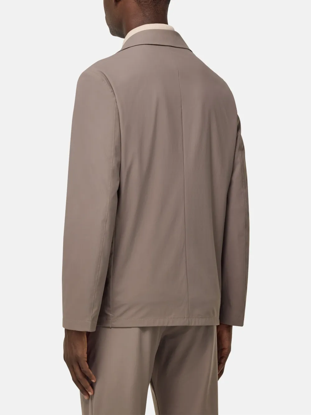 Boggi Milano Blazer met enkele rij knopen Beige