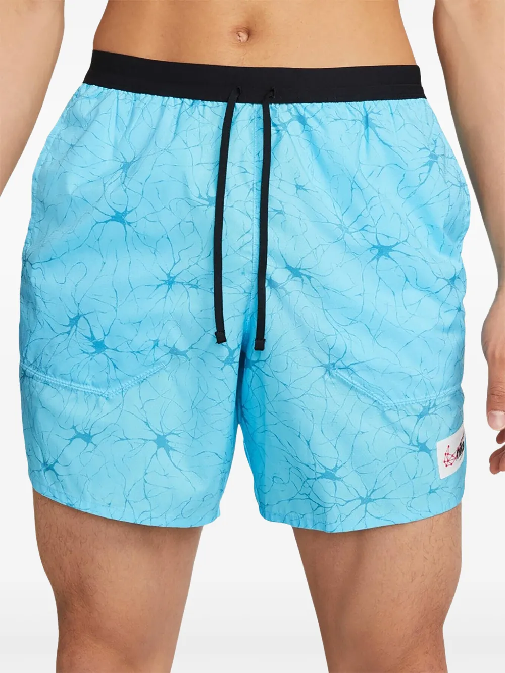 Stride D.y.e "Blue Chill/Light Crimson" running shorts