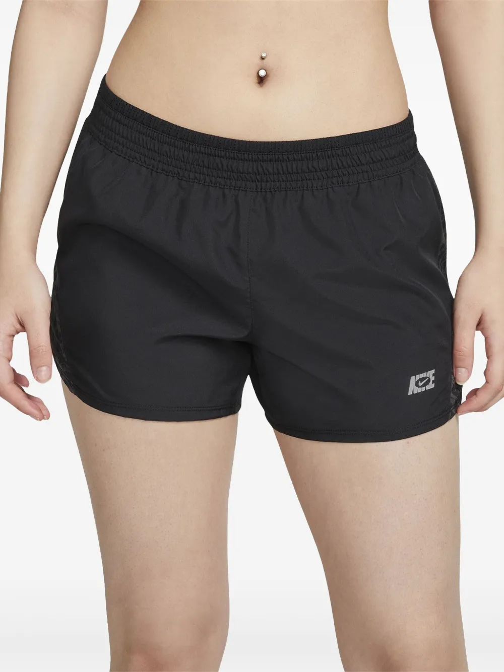 Dri-FIT 10k Icon Clash "Black/Black/White" running shorts